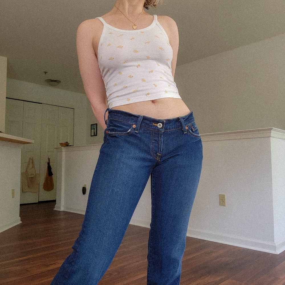 Lucky Brand Ultra Low Rise Jeans (Dungarees)